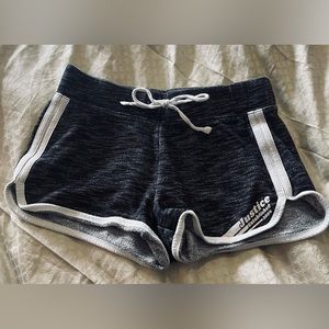 Girls Black Running Shorts